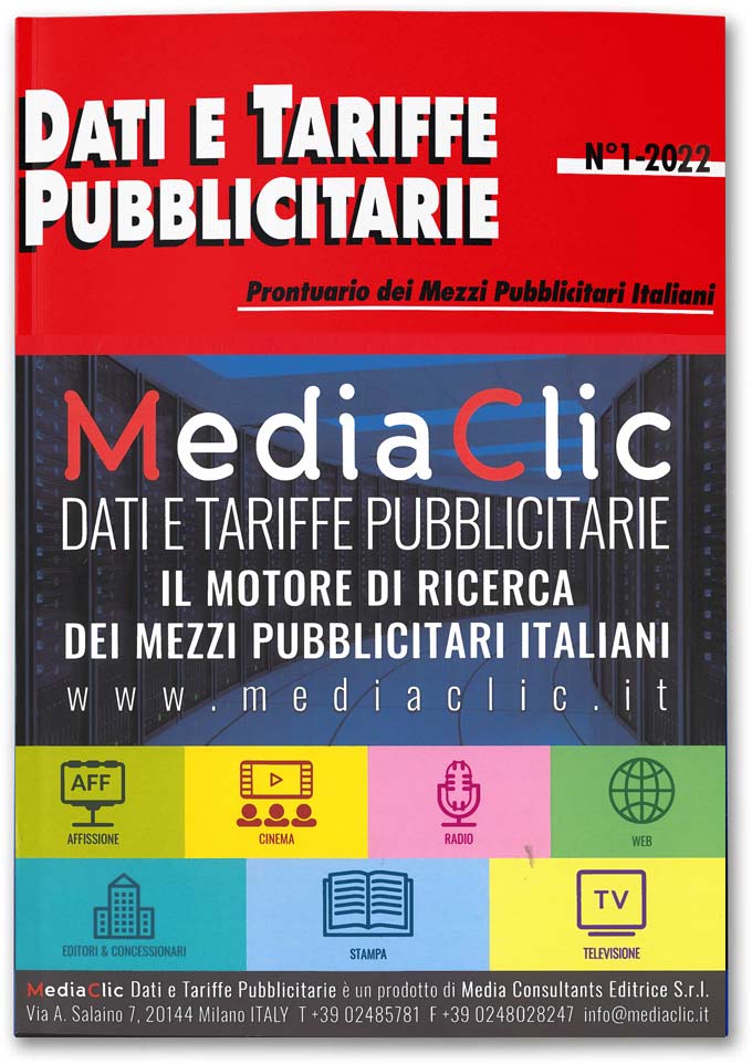 Media Consultants Editrice - Dati e Tariffe Pubblicitarie 2022