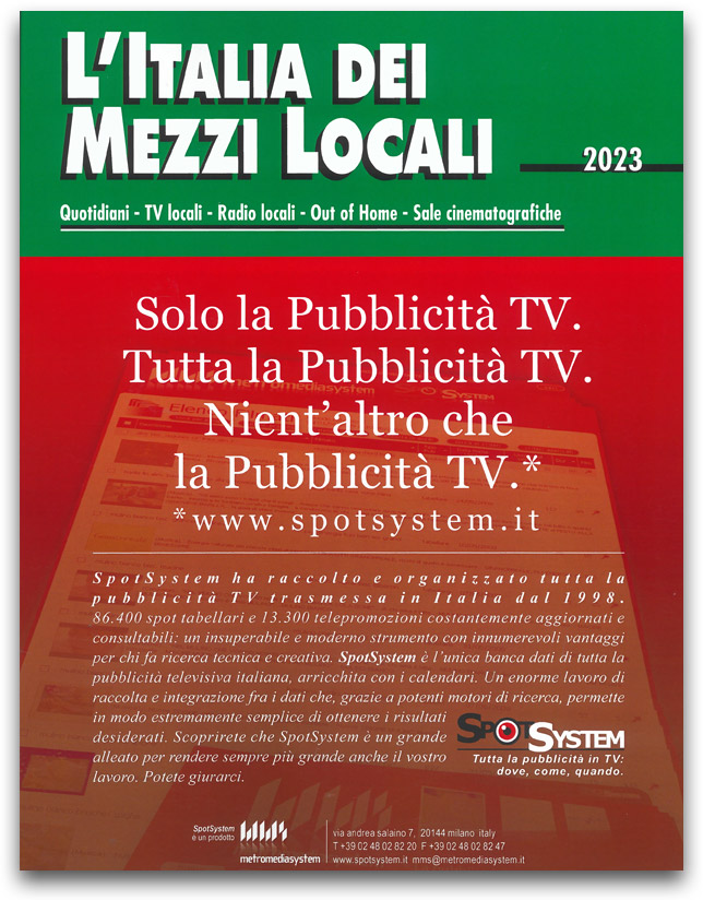 MCS EDITRICE - L'ITALIA DEI MEZZI LOCALI 2023 2024